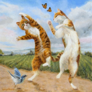 Join Together, 20" x 20", oil on canvas, $2300